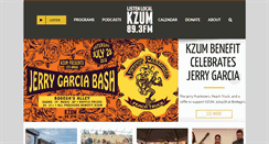 Desktop Screenshot of kzum.org